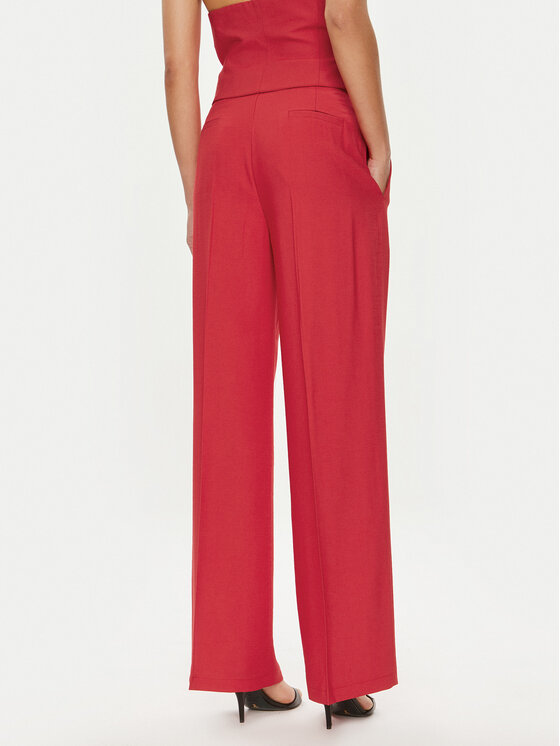 ViCOLO ViCOLO Stoffhose TB0049 Rot Regular Fit