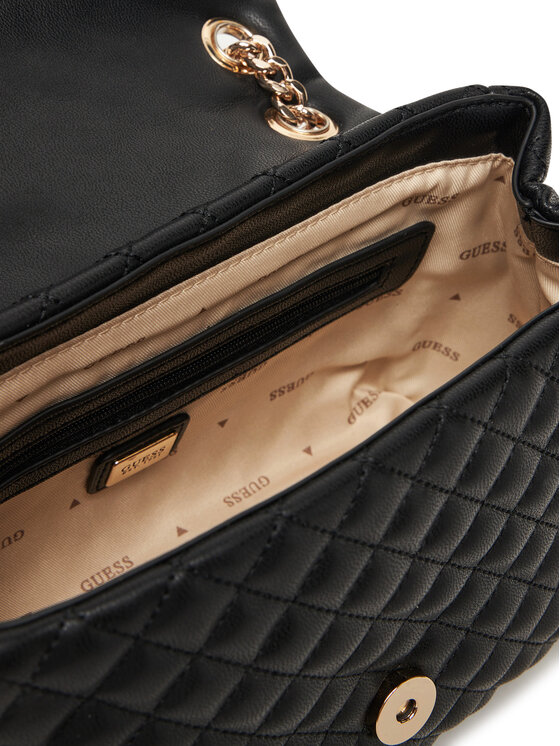 Guess Guess Rankinė Everlee HWQG86 79210 Juoda