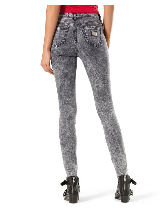 PHILIPP PLEIN PHILIPP PLEIN Džegínsy 30767 Sivá Jegging Fit