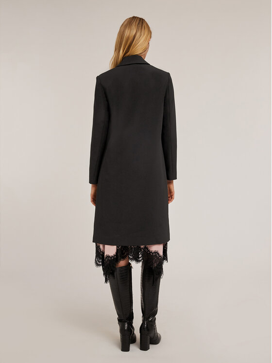 Motivi Motivi Cappotto 0062Q000562N033 Nero Regular Fit