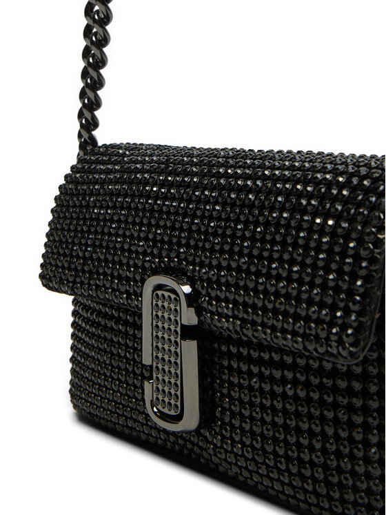 Marc Jacobs Marc Jacobs Torebka The Rhinestone J Marc Mini Shoulder Bag H912M06RE22 Czarny