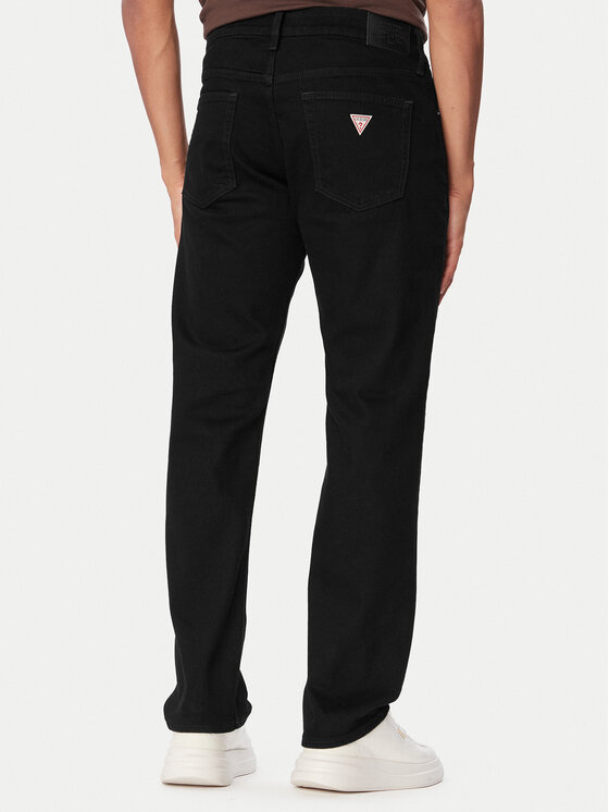 Guess Jeans Guess Jeans Джинси M6BA1B D1832 Чорний Straight Leg