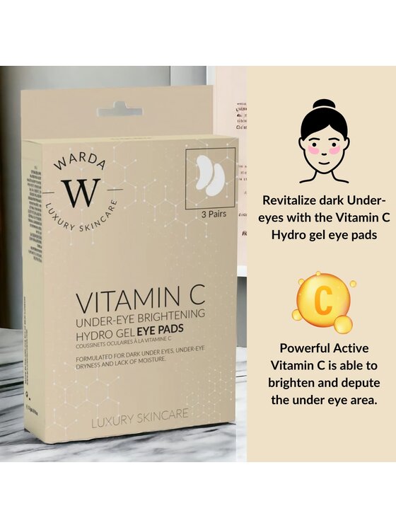 Warda Skincare Warda Skincare WITAMINA C ROZŚWIETLAJĄCY HYDROŻEL POD Płatki pod oczy