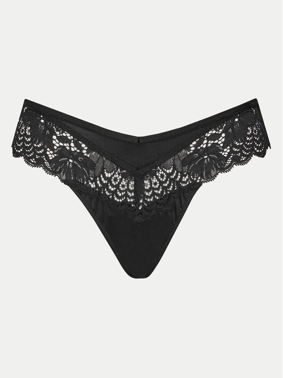 Hunkemöller Hunkemöller Brazílske nohavičky Lainey 205442 Čierna