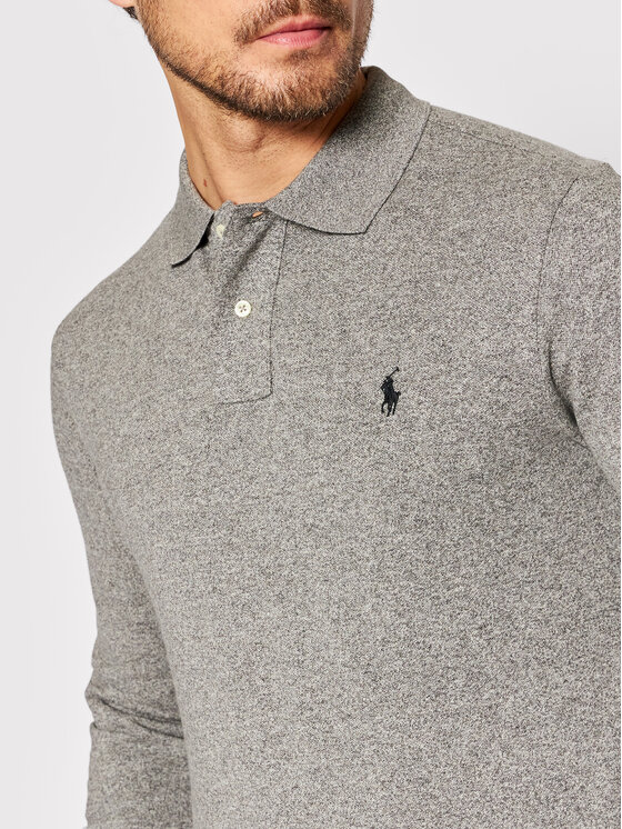 Polo Ralph Lauren Polo Ralph Lauren Polo majica 710681126003 Siva Slim Fit
