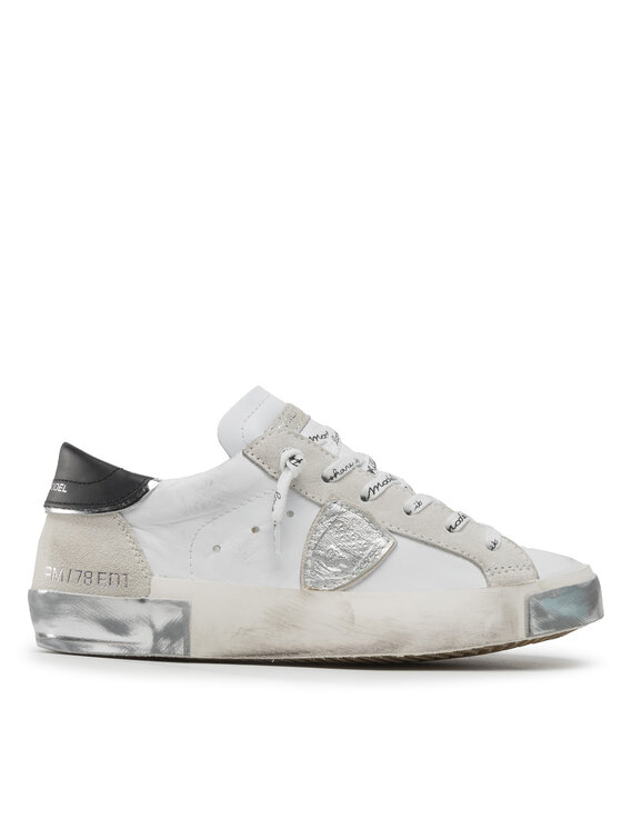 Sneakers Philippe Model Prsx PRLD MA02 Blanc Argent