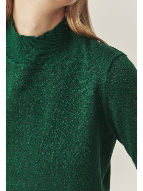 TATUUM TATUUM Sweter LU 2 Zielony Fitted Fit