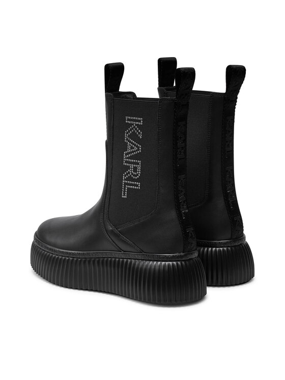 KARL LAGERFELD KARL LAGERFELD Bokacsizma KL42343 Fekete