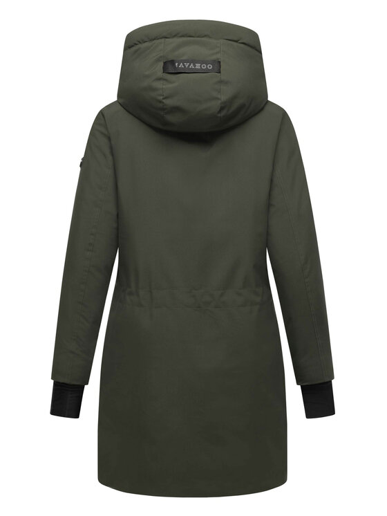 Navahoo Navahoo Kurtka zimowa Winterzart Zielony Regular Fit