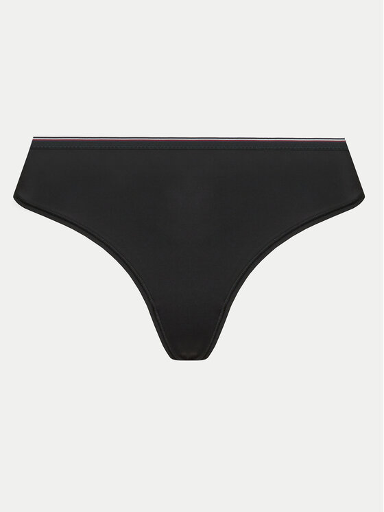 Tommy Hilfiger Tommy Hilfiger Στρίνγκ UW0UW04186 Μαύρο