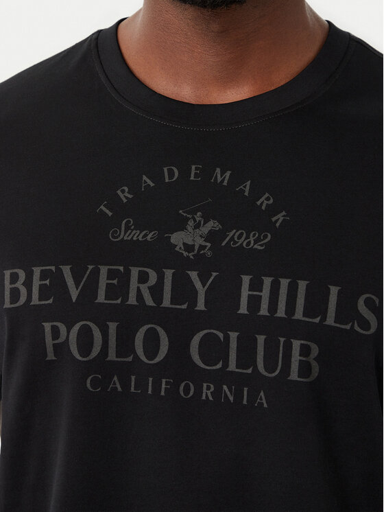 Beverly Hills Polo Club Beverly Hills Polo Club T-Shirt M1303 Schwarz Regular Fit