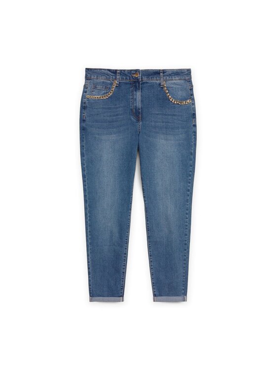 Fiorella Rubino Fiorella Rubino Jeansy P554T004709N024 Niebieski Boy Fit
