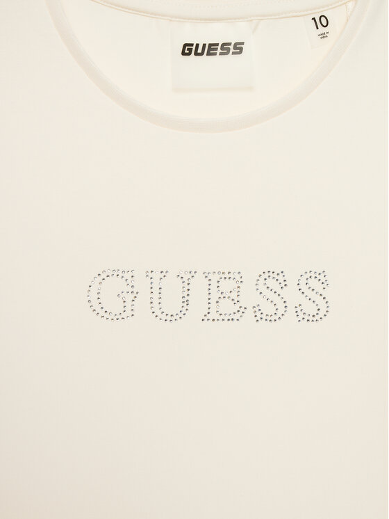 Guess Guess T-Shirt J4RI49 J1314 Beżowy Regular Fit