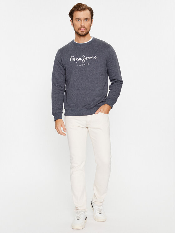 Pepe Jeans Pepe Jeans Pulóver Nouvel PM582522 Sötétkék Regular Fit