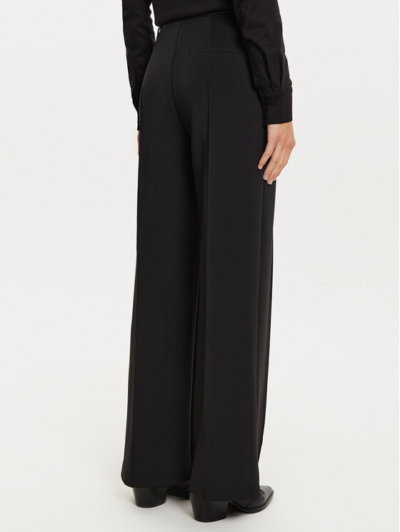 Calvin Klein Calvin Klein Spodnie materiałowe K20K207647 Czarny Wide Leg
