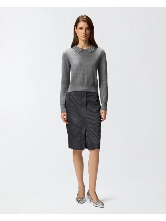 PINKO PINKO Maglione 85905 Grigio Regular Fit