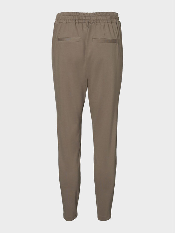 Vero Moda Vero Moda Hlače iz tkanine Eva 10197909 Rjava Loose Fit