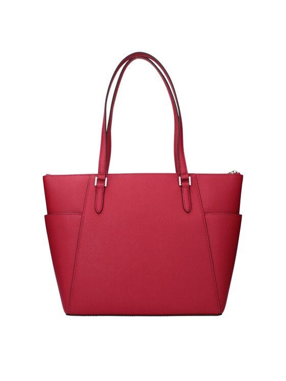 Michael Kors Michael Kors Torebka Red Leather Shoulder Czerwony