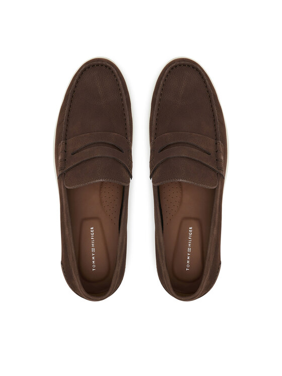 Tommy Hilfiger Tommy Hilfiger Mokasini Nubuck P Loafer FM0FM05350 Rjava