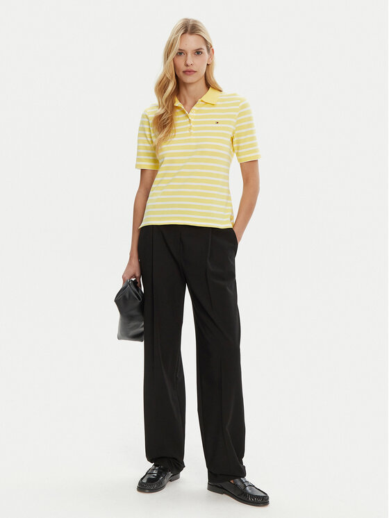 Tommy Hilfiger Tommy Hilfiger Polo 1985 WW0WW43224 Κίτρινο Regular Fit