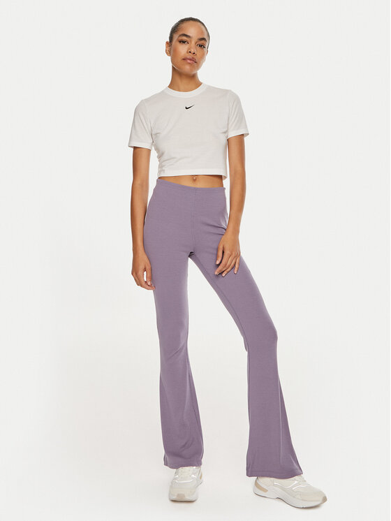Nike Nike Pantaloni din material FQ2113 Violet Slim Fit