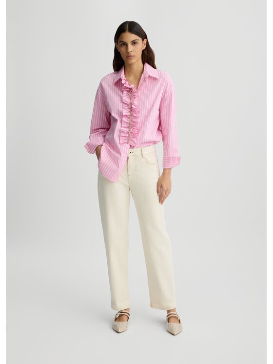 Liu Jo Liu Jo Camicia CA5020T2953C3605 Rosa Regular Fit