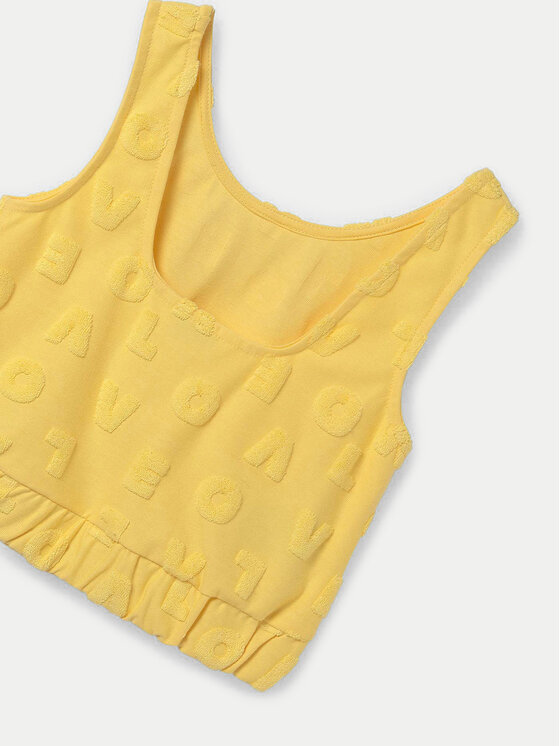 Mayoral Mayoral Komplet top in hlače 6278 Rumena Regular Fit
