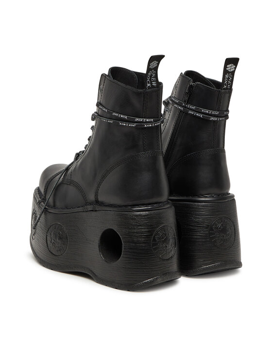 NEW ROCK NEW ROCK Botine M-MILI083CCT-C18 Negru