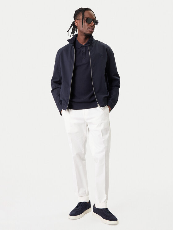 BOSS BOSS Bavlnené nohavice C-Genius 50555035 Biela Regular Fit