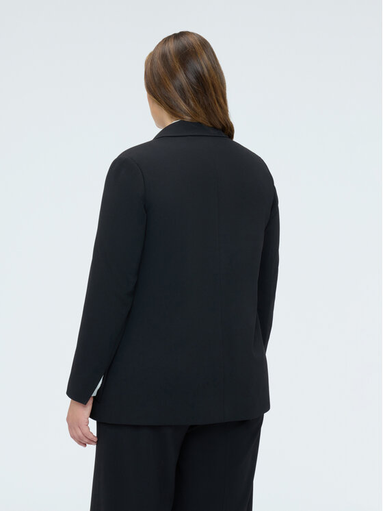 Fiorella Rubino Fiorella Rubino Marynarka Q011T000249N033 Czarny A-Line Fit