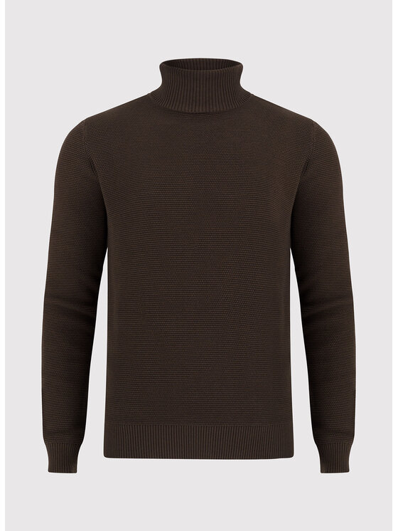 Pako Lorente Pako Lorente Sweter P22WF-2X-011 Brązowy Regular Fit