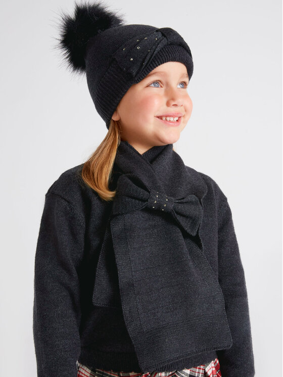 Mayoral Mayoral Set berretto e sciarpa 10342 Nero