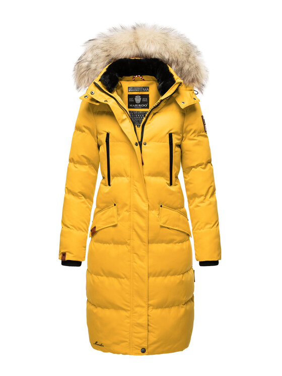 Marikoo Marikoo Kurtka zimowa Schneesternchen Żółty Regular Fit