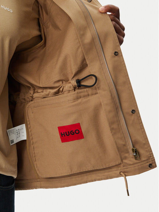 HUGO HUGO Bunda pro přechodné období Berkos2631 50562729 Béžová Regular Fit