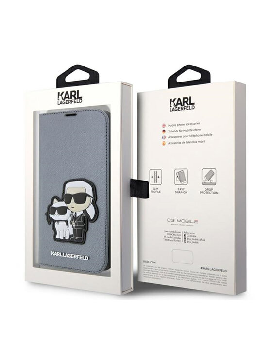 KARL LAGERFELD KARL LAGERFELD Etui na telefon Karl Lagerfeld Srebrny
