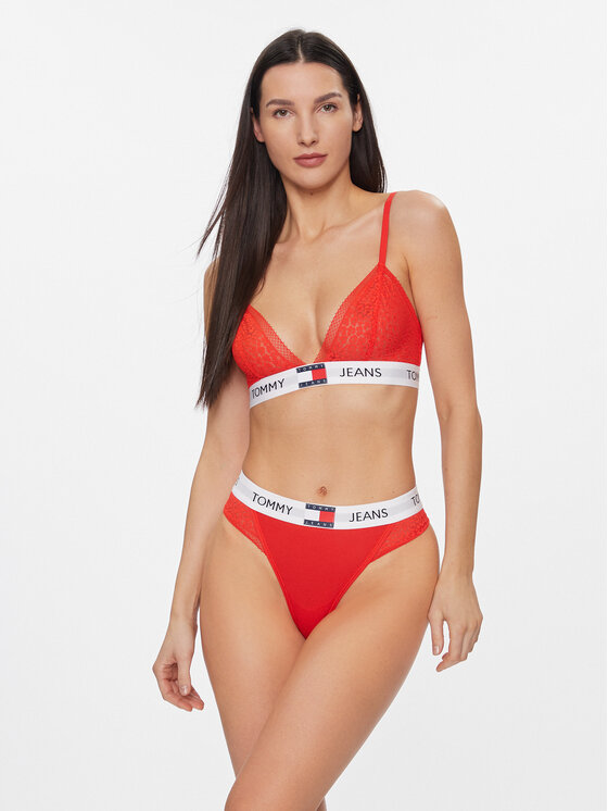 Tommy Jeans Tommy Jeans Biustonosz braletka UW0UW05156 Czerwony