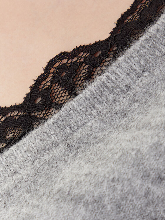 ONLY ONLY Sweter Manifesta 15329229 Szary Regular Fit