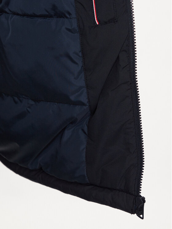 Tommy Hilfiger Tommy Hilfiger Kevad-sügis jope MW0MW31636 Tumesinine Regular Fit