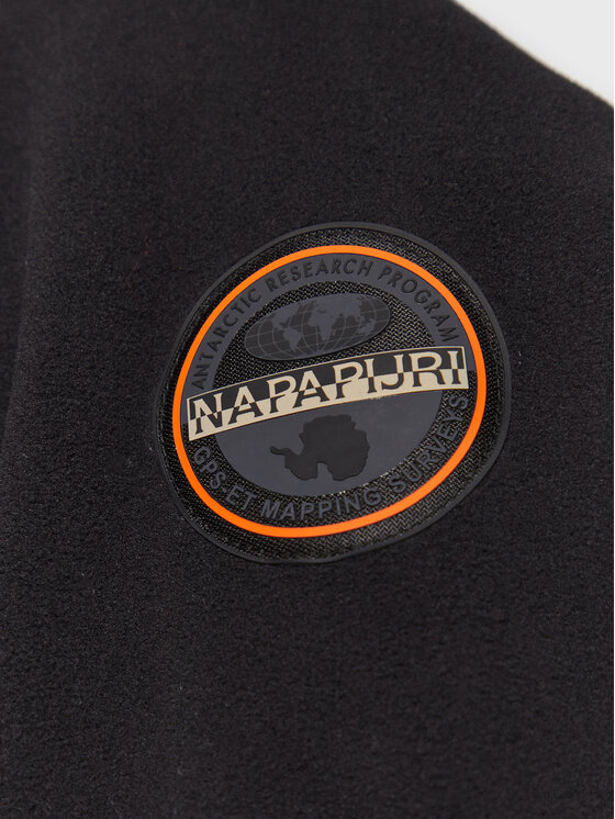 Napapijri Napapijri Fleece T-Vulkan Fz NP0A4GNP Μαύρο Regular Fit