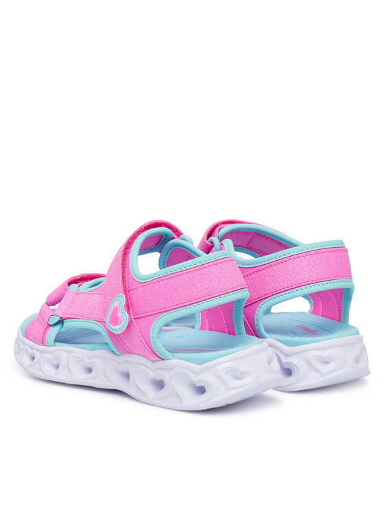 Skechers Skechers Sandály Heart Lights Sandals 303114L/PKTQ Růžová