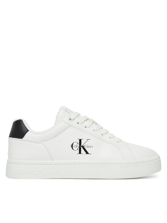Sneakers Calvin Klein Jeans Classic Cupsole Mono Lth Wn YW0YW01902 Alb