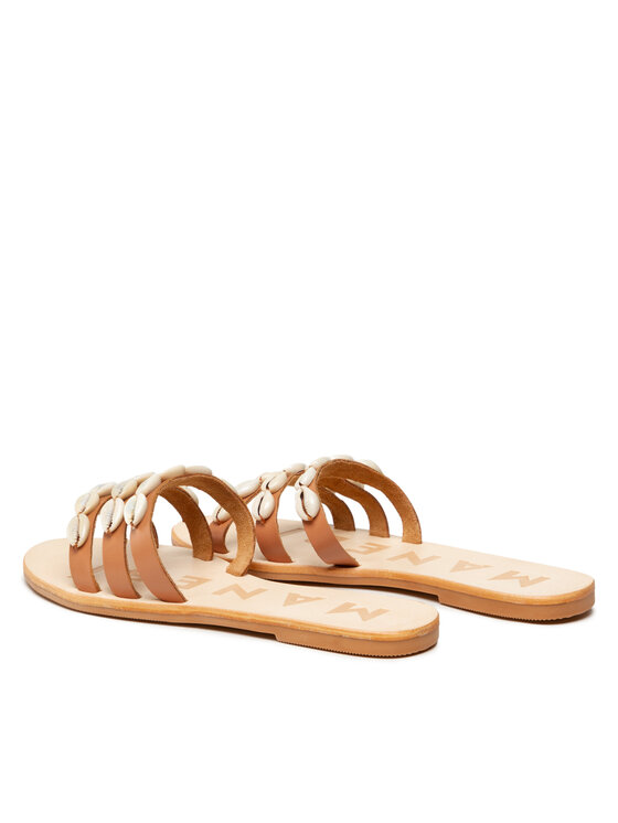 Ciabatte Leather Sandals S 0.1 Y0 Marrone