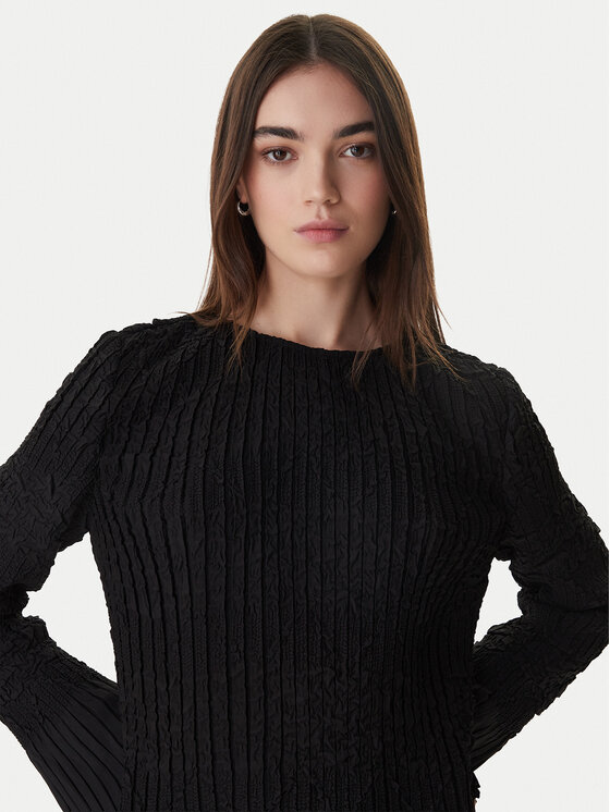 BOSS BOSS Kokteiļkleita Doppar 50552949 Melns Regular Fit