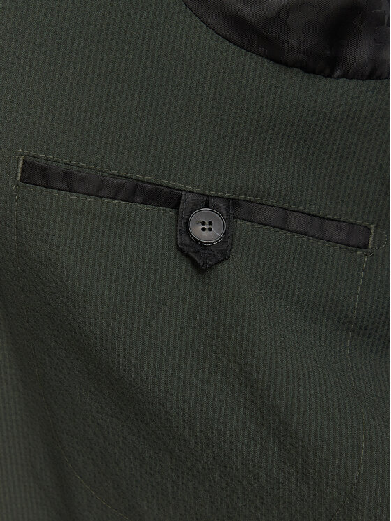 KARL LAGERFELD KARL LAGERFELD Sako 155280-562034 Tmavě zelená Slim Fit
