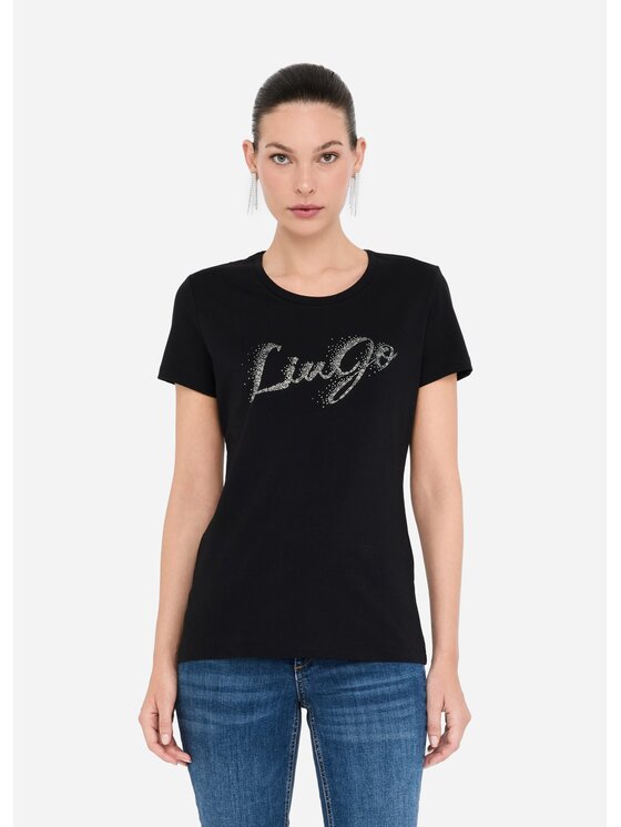 Liu Jo Liu Jo T-shirt UF5266JS904P9004 Nero Regular Fit