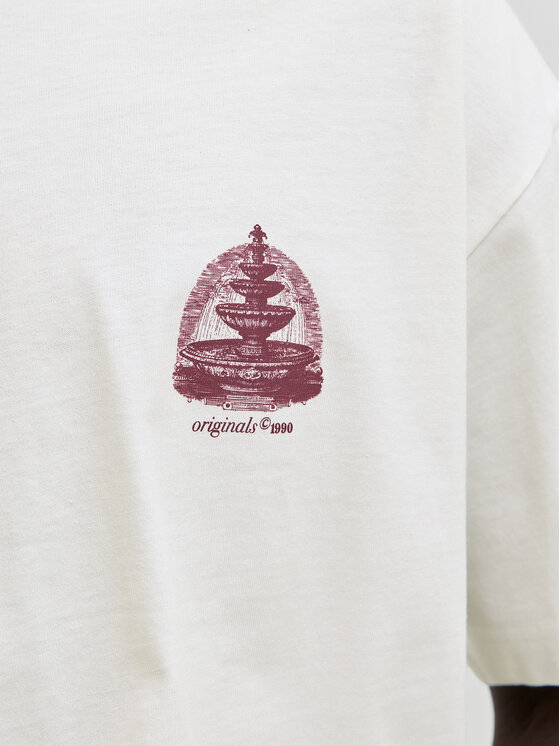 Jack & Jones Jack & Jones T-Shirt Maine 12291780 Λευκό Regular Fit