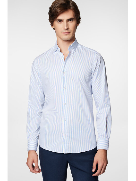 Próchnik Próchnik Koszula PM53 KO073224000050 Biały Slim Fit