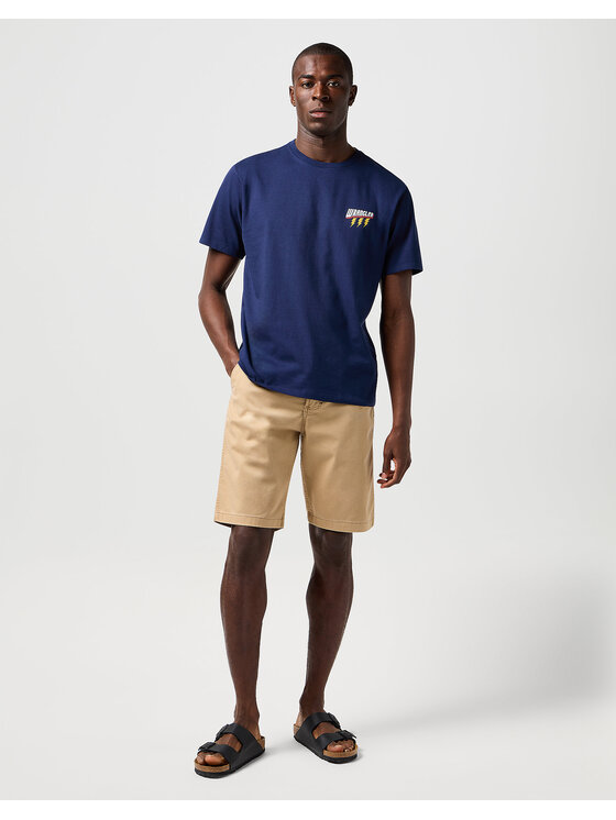 Wrangler Wrangler T-shirt SMALL GRAPHIC TEE Blu Regular Fit