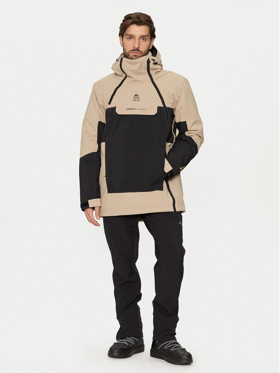 Protest Protest Skijacke Dazzle 6710844 Beige Relaxed Fit