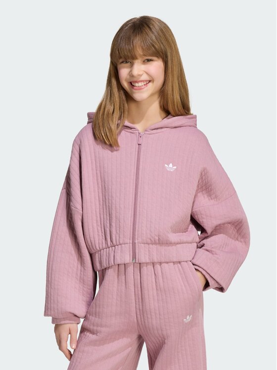 adidas adidas Bluza 168996 Fioletowy Loose Fit